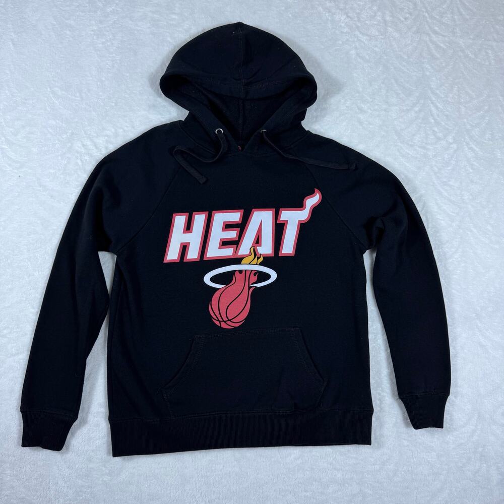 NBA Miami Heat New Era Black Pullover Hoodie Women's Small/Medium Miami 88‎ Back